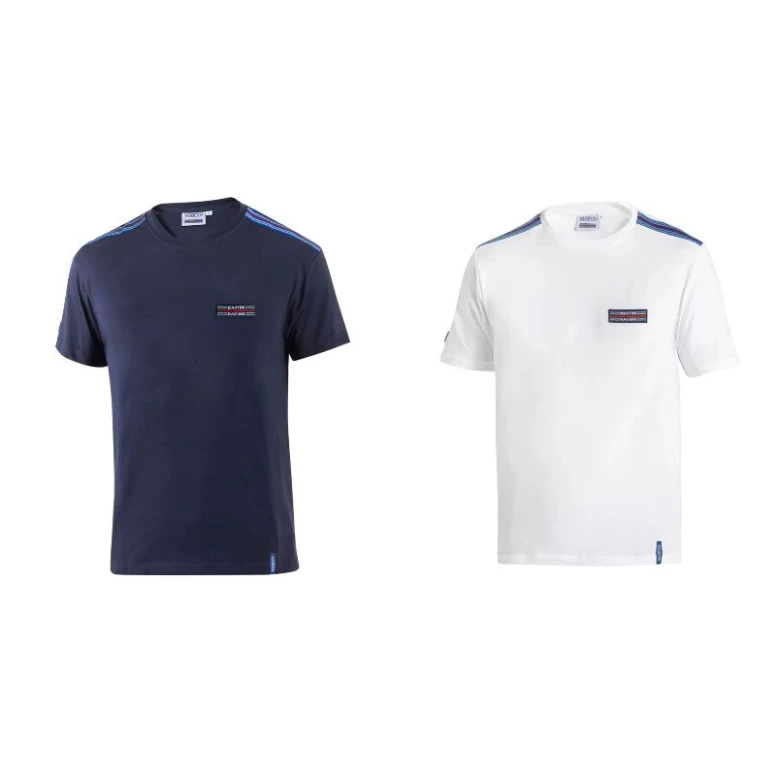 Camiseta de trabajo elástica Sparco Martini Racing Top Stripes BML0007-D0