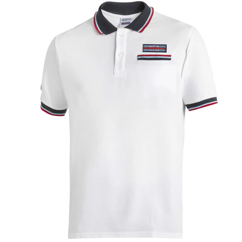 Polo de trabajo 100% algodón Sparco Martini Racing Pocket BML0009-D0