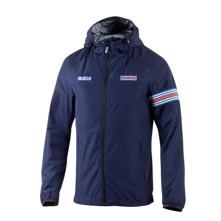 Chaqueta de trabajo cortavientos impermeable elástica Sparco Martini Racing Windbreaker BMJ0013-D0