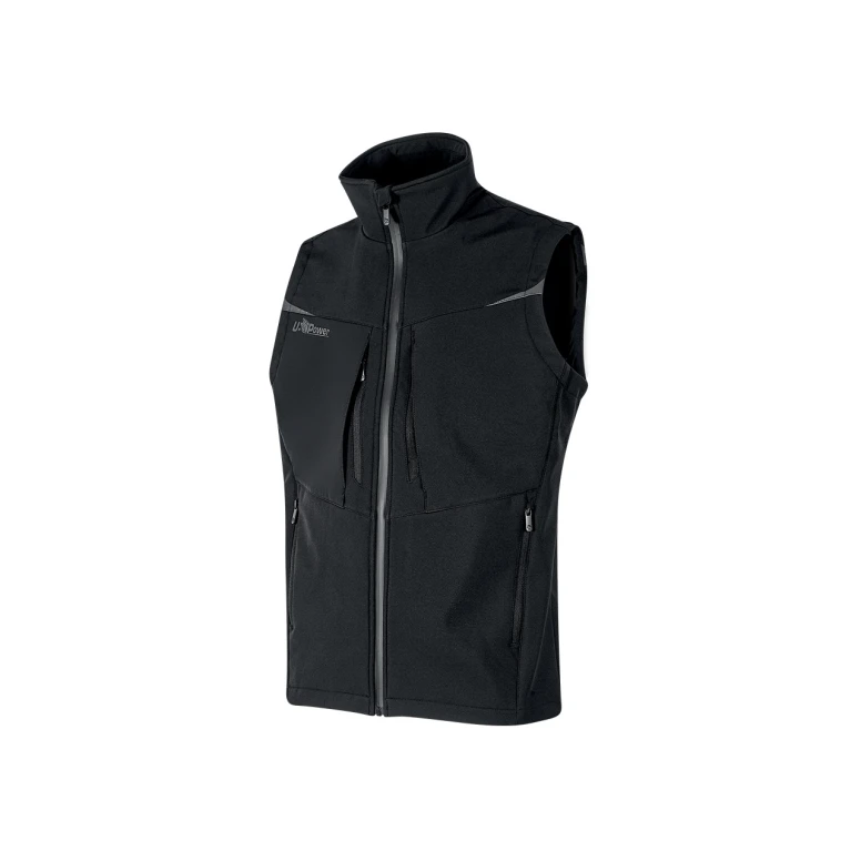 Chaleco de trabajo multibolsillos Stretch Softshell U-Power Brio WFU341