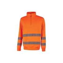 Sudadera de trabajo alta visibilidad media cremallera U-Power Felis WHL319