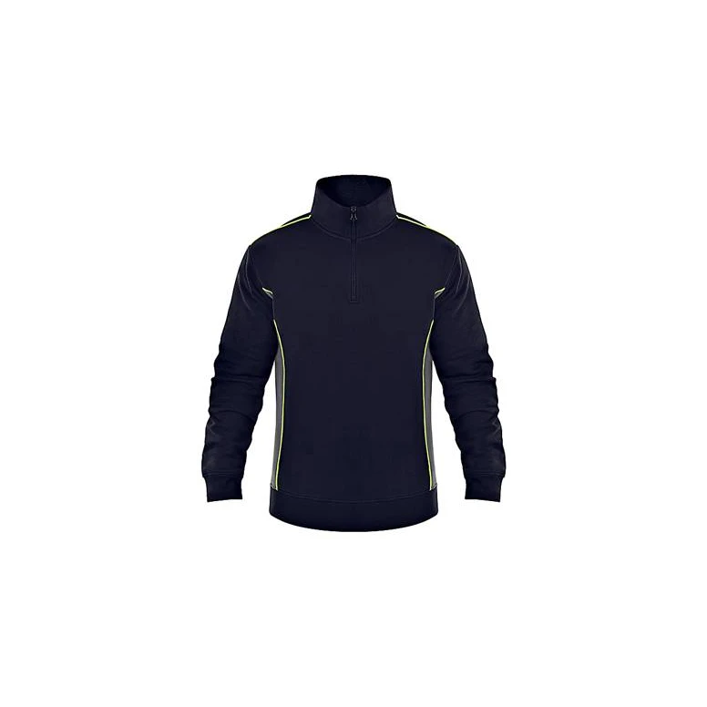 Sudadera de Trabajo Media Cremallera Fluo