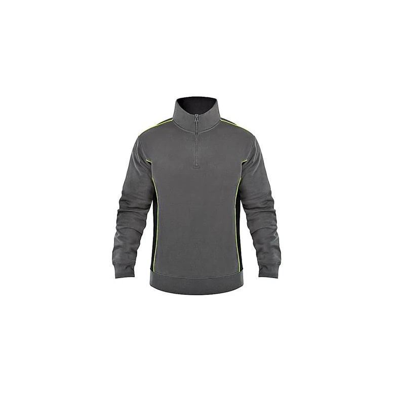 Sudadera de Trabajo Media Cremallera Fluo