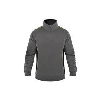 Sudadera de Trabajo Media Cremallera Fluo