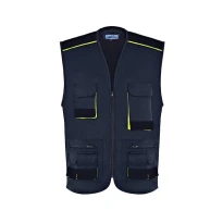 Chaleco de Trabajo Multibolsillos Fluo 2