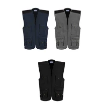 Chaleco de Trabajo Multibolsillos Stretch Cremallera Entera Multi