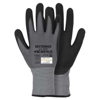 12 Piezas - Guantes de Trabajo en Nitrilo Cofra Dextermax G040