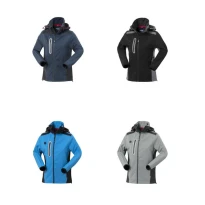 Chaqueta de trabajo Softshell multibolsillos impermeable con capucha para mujer Rossini Smarty Lady HH639