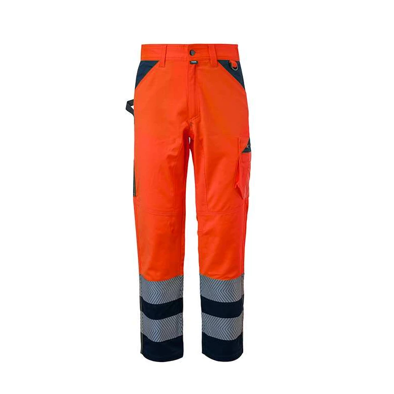 Pantalones de Trabajo Alta Visibilidad Multibolsillo Rossini Hella Hi-Vis A00132