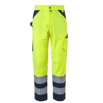 Pantalones de Trabajo Alta Visibilidad Multibolsillo Rossini Hella Hi-Vis A00132