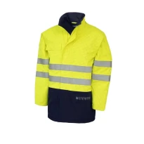 Parka de Trabajo Alta Visibilidad Multinorma Impermeable Multibolsillos Rossini Hi-Vis HH330