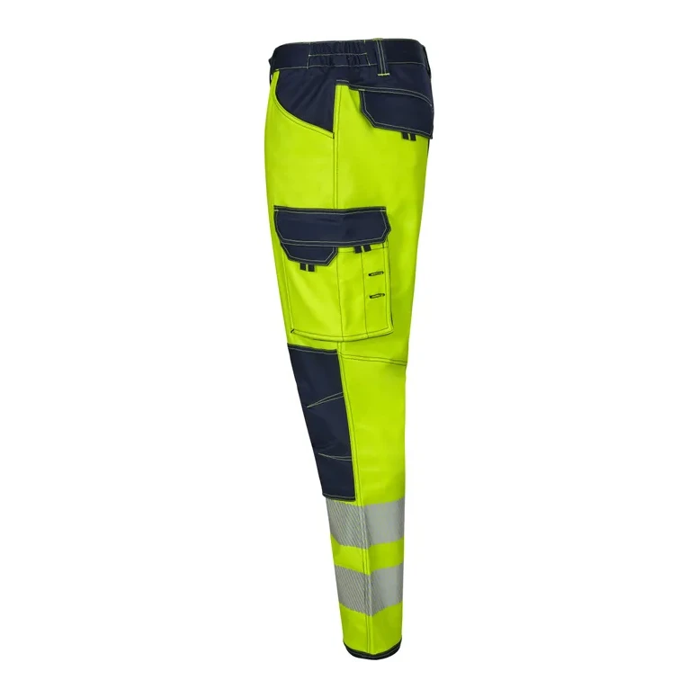 Pantalón de Trabajo Alta Visibilidad Multibolsillos Stretch Bicolor Velilla 303010S
