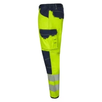 Pantalón de Trabajo Alta Visibilidad Multibolsillos Stretch Bicolor Velilla 303010S