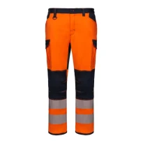 Pantalón de Trabajo Alta Visibilidad Multibolsillos Stretch Bicolor Velilla 303010S