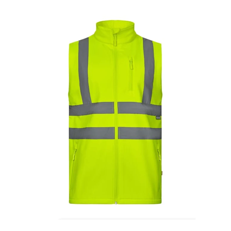 Chaleco de trabajo alta visibilidad Softshell stretch multibolsillos Velilla 305905