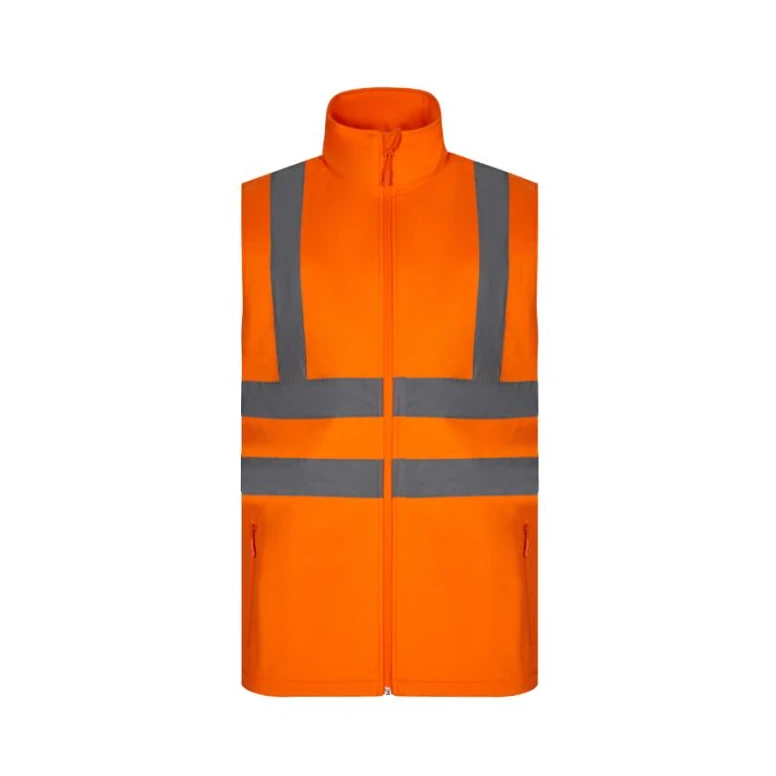 Chaleco de trabajo alta visibilidad Softshell stretch multibolsillos Velilla 305905