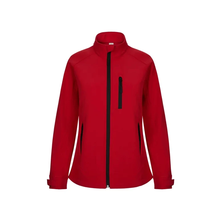 Chaqueta de trabajo Softshell stretch multibolsillos con cremallera larga para mujer Velilla 206005W