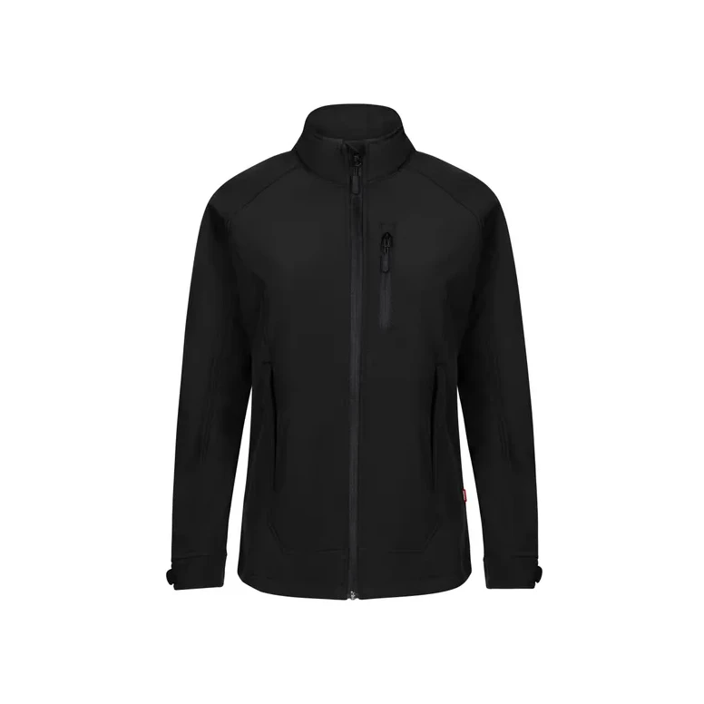 Chaqueta de trabajo Softshell stretch multibolsillos con cremallera larga para mujer Velilla 206005W