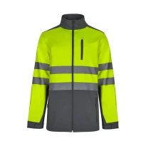 Chaqueta de trabajo alta visibilidad multibolsillos Softshell stretch Velilla 306006