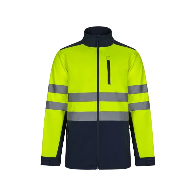 Chaqueta de trabajo alta visibilidad multibolsillos Softshell stretch Velilla 306006