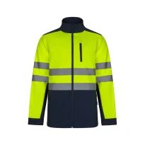 Chaqueta de trabajo alta visibilidad multibolsillos Softshell stretch Velilla 306006