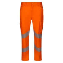 Pantalón de trabajo alta visibilidad multibolsillos stretch Velilla 303009S 2