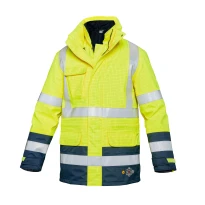 Chaquetón de Trabajo Alta Visibilidad Multibolsillos Impermeable Multinorma Siggi Multipro HV 25GI0479/00-1334