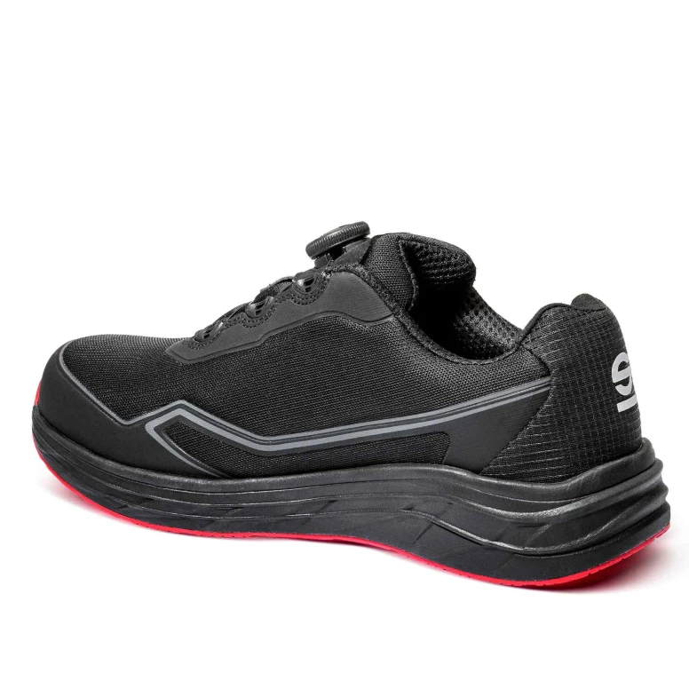 Zapatos de seguridad bajos sin metal con cierre BOA Sparco Impulse Rotor S1PS SR FO HRO ESD BTB0019B0K12