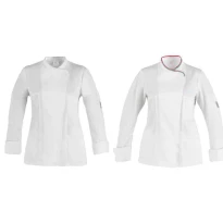 Chaqueta de trabajo 100% algodón de cocinera para mujer Giblor's Susi Q8G00191