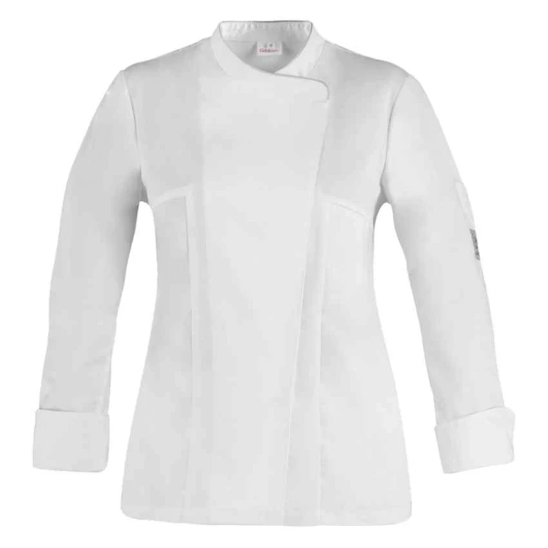 Chaqueta de trabajo 100% algodón de cocinera para mujer Giblor's Susi Q8G00191