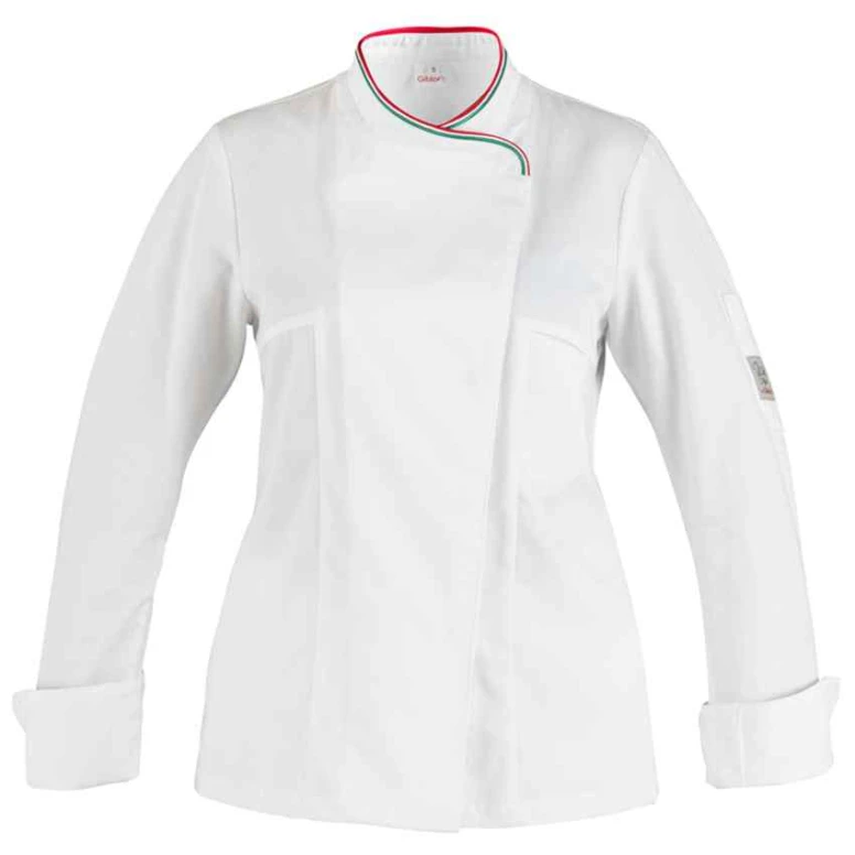 Chaqueta de trabajo 100% algodón de cocinera para mujer Giblor's Susi Q8G00191