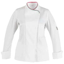 Chaqueta de trabajo 100% algodón de cocinera para mujer Giblor's Susi Q8G00191