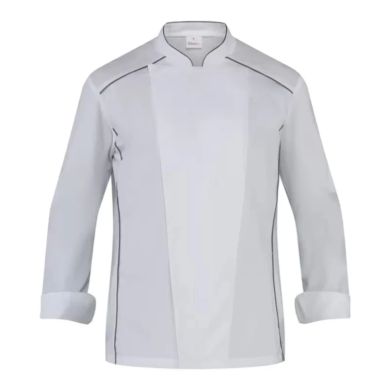 Chaqueta de trabajo 100% algodón de cocinero Giblor's Guido Q8G00285