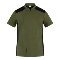 Chaqueta de trabajo de cocinero de manga corta Giblor's Omar Q8G00288