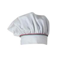 2 Piezas - Gorro de Trabajo Cocinero 100% Algodón Giblor's Toque Klimt Q5I00203
