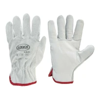 10 Pares - Guantes de trabajo en piel serraje Logica 103E