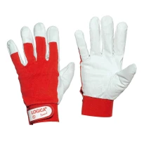 12 Pares - Guantes de trabajo en piel Logica 109TREND