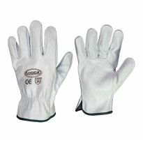 10 Pares - Guantes de trabajo en piel flor Logica 114E2S