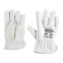 10 Pares - Guantes de trabajo en piel flor Logica 116EB