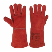 10 Pares - Guantes de Trabajo Anticaloríficos para Soldadura Logica GS057-10