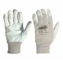 10 Pares - Guantes de Trabajo de Cuero Logica MONTONE