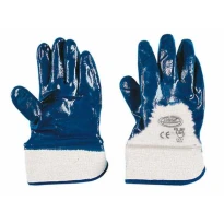 12 Pares - Guantes de Trabajo Recubiertos en Nitrilo Logica 0170S