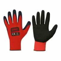 12 Pares - Guantes de Trabajo Recubiertos en Látex Logica CREEK/2