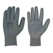 12 Pares - Guantes de Trabajo Recubiertos en Poliuretano Logica FLEXY/G3