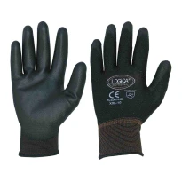 12 Pares - Guantes de Trabajo Recubiertos en Poliéster Logica FLEXY/N3