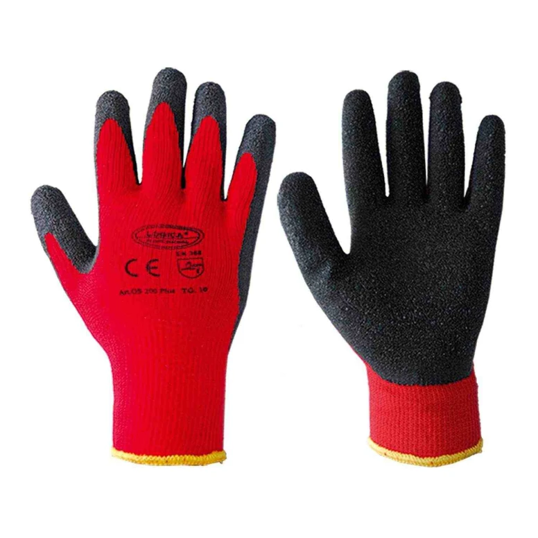12 Pares - Guantes de trabajo recubiertos en látex Logica GS200PLUS