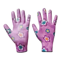 12 Pares - Guantes de trabajo para mujer recubiertos de poliuretano Logica LADYPINK