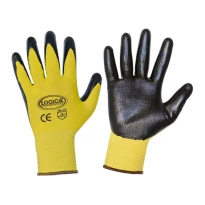 12 Pares - Guantes de trabajo recubiertos de nitrilo Logica SPARK