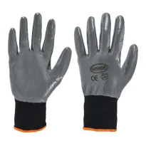 12 Pares - Guantes de trabajo recubiertos de nitrilo Logica TECNO125