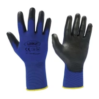 12 Pares - Guantes de trabajo recubiertos de nitrilo Logica TECNOLIGHT